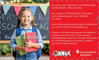 Endlcih Schulkind