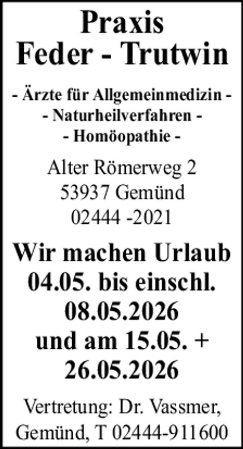 Wir machen Urlaub