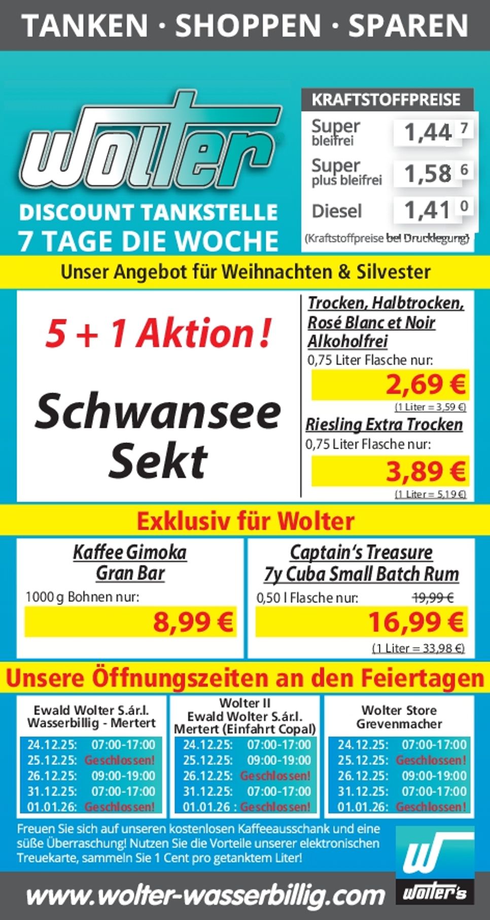 Weihnachten/Neujahr 2025/26