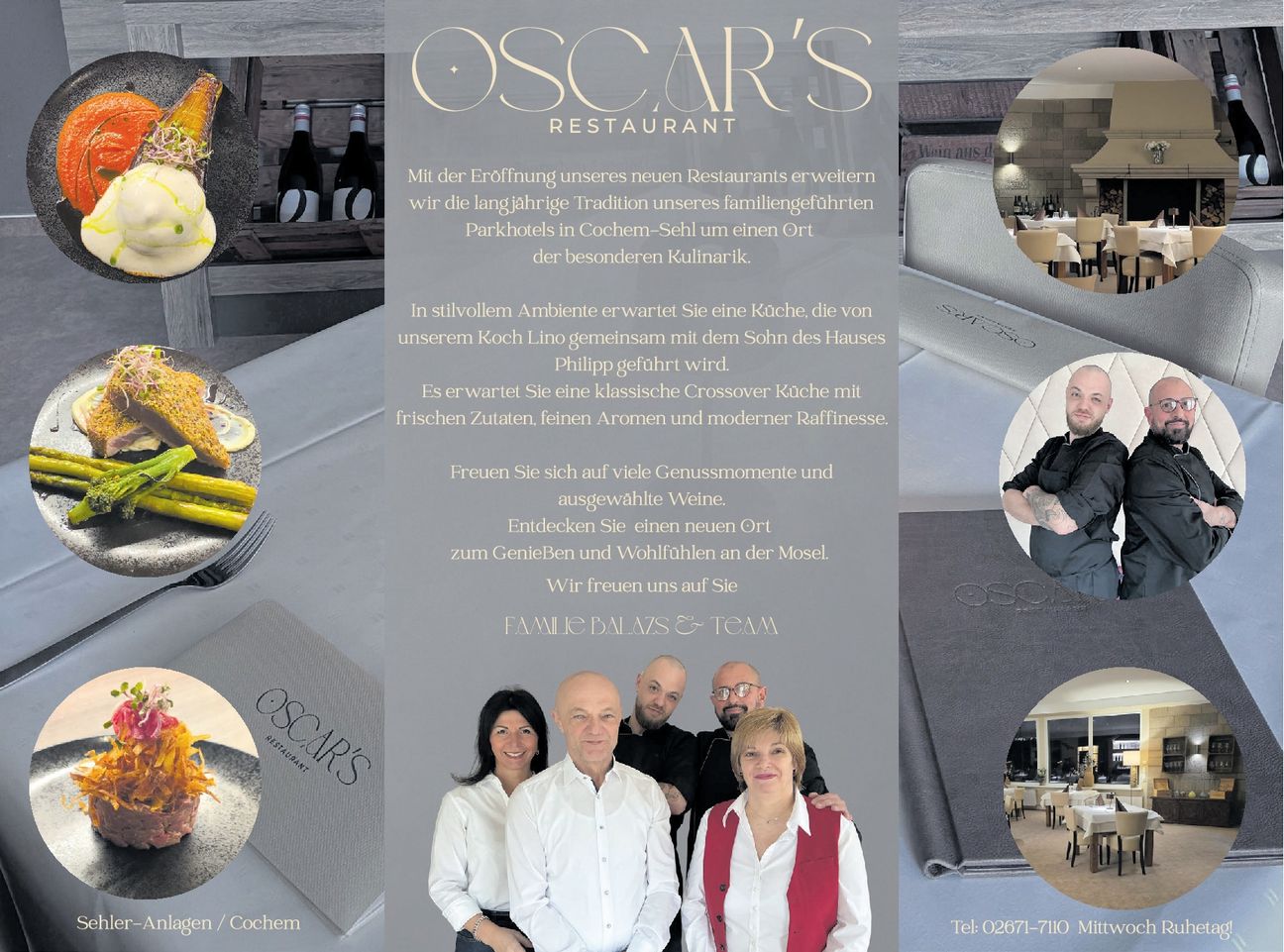 Neueröffnung Oscar´s Restaurant 