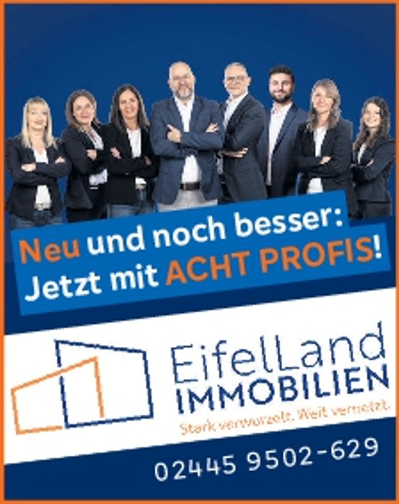Jetzt mit acht Profis