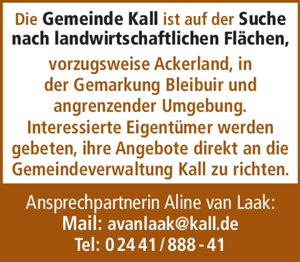 Wir suchen landwirtschaftliche Flächen