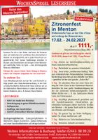Zitronenfest in Menton