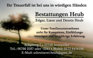Ihr Trauerfall ist bei uns