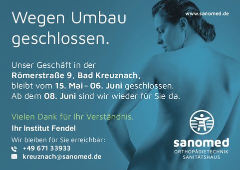 Wir bauen um!