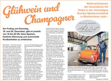 PR Weihnachtsbasar Blankenheim