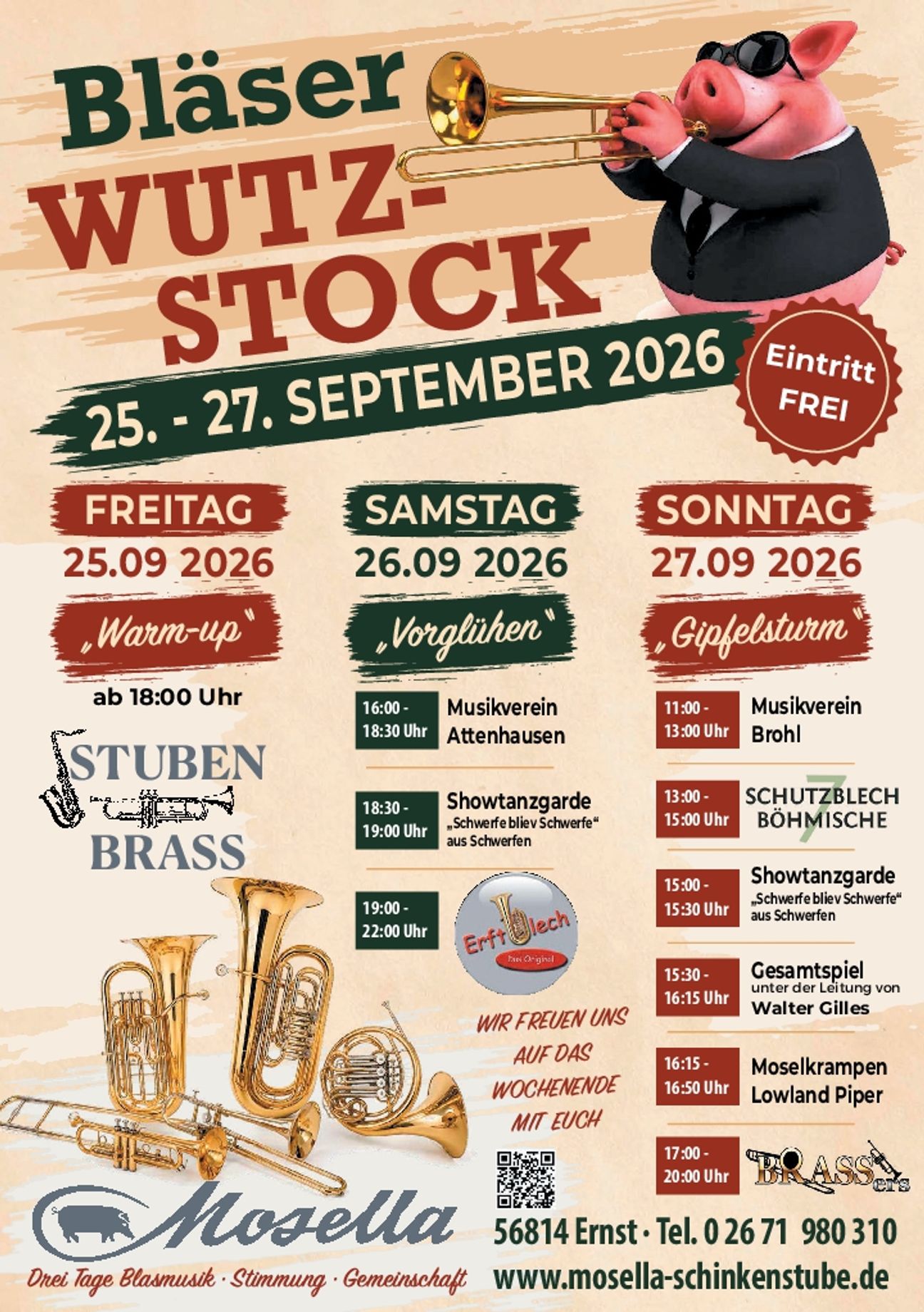 Bläser-Wutz-Stock