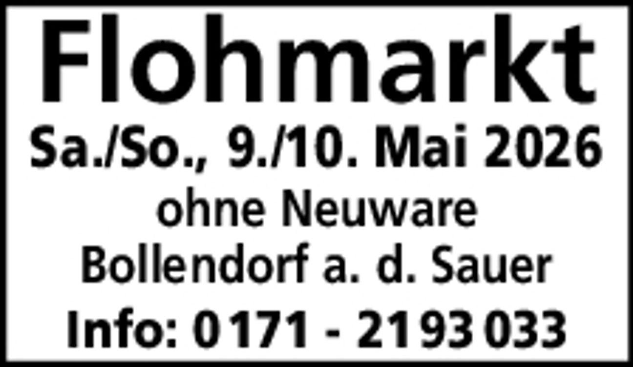 Flohmarkt