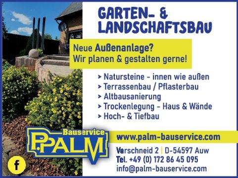Neue Außenanlage