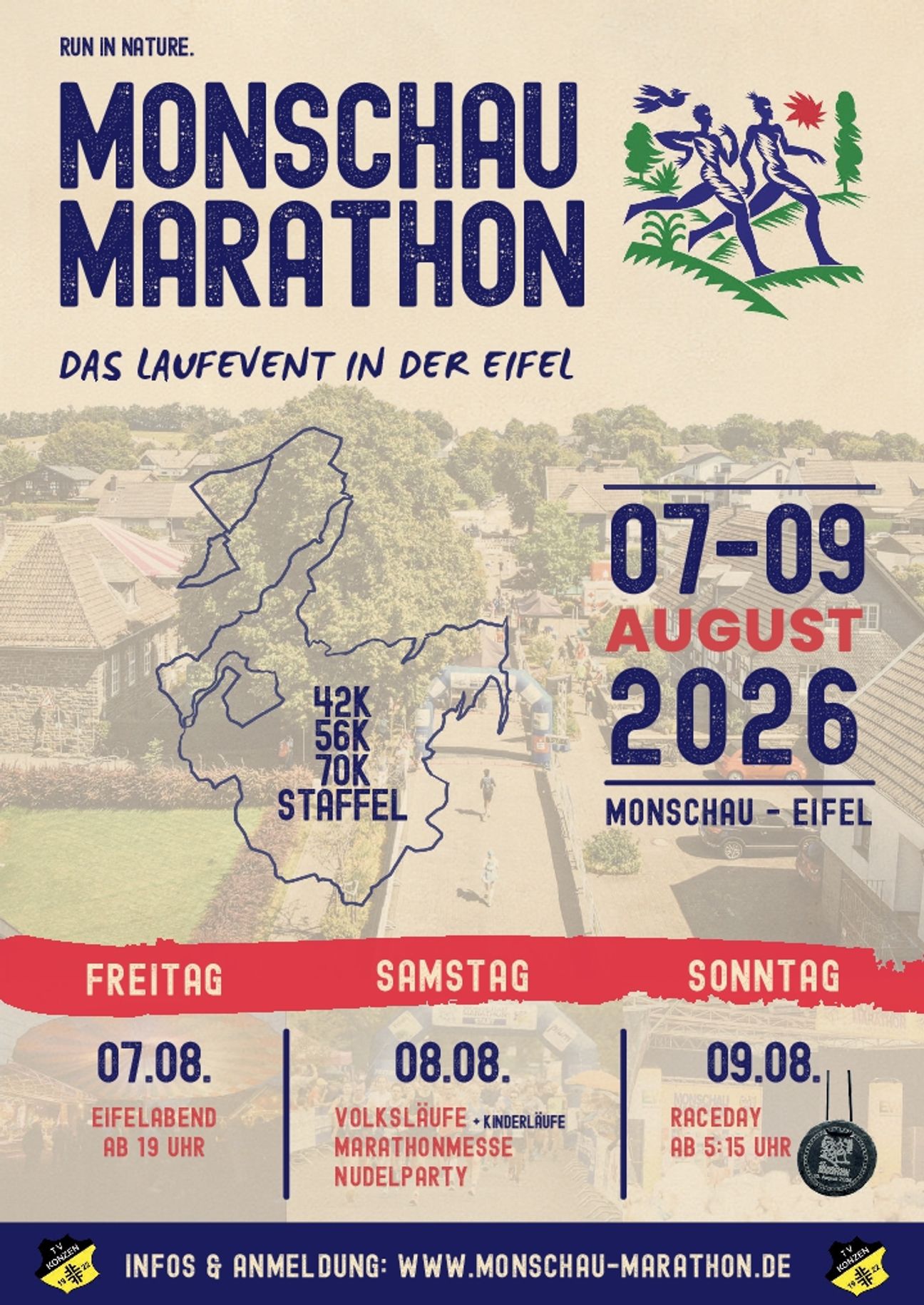Monschau Marathon 07-09-August 2026