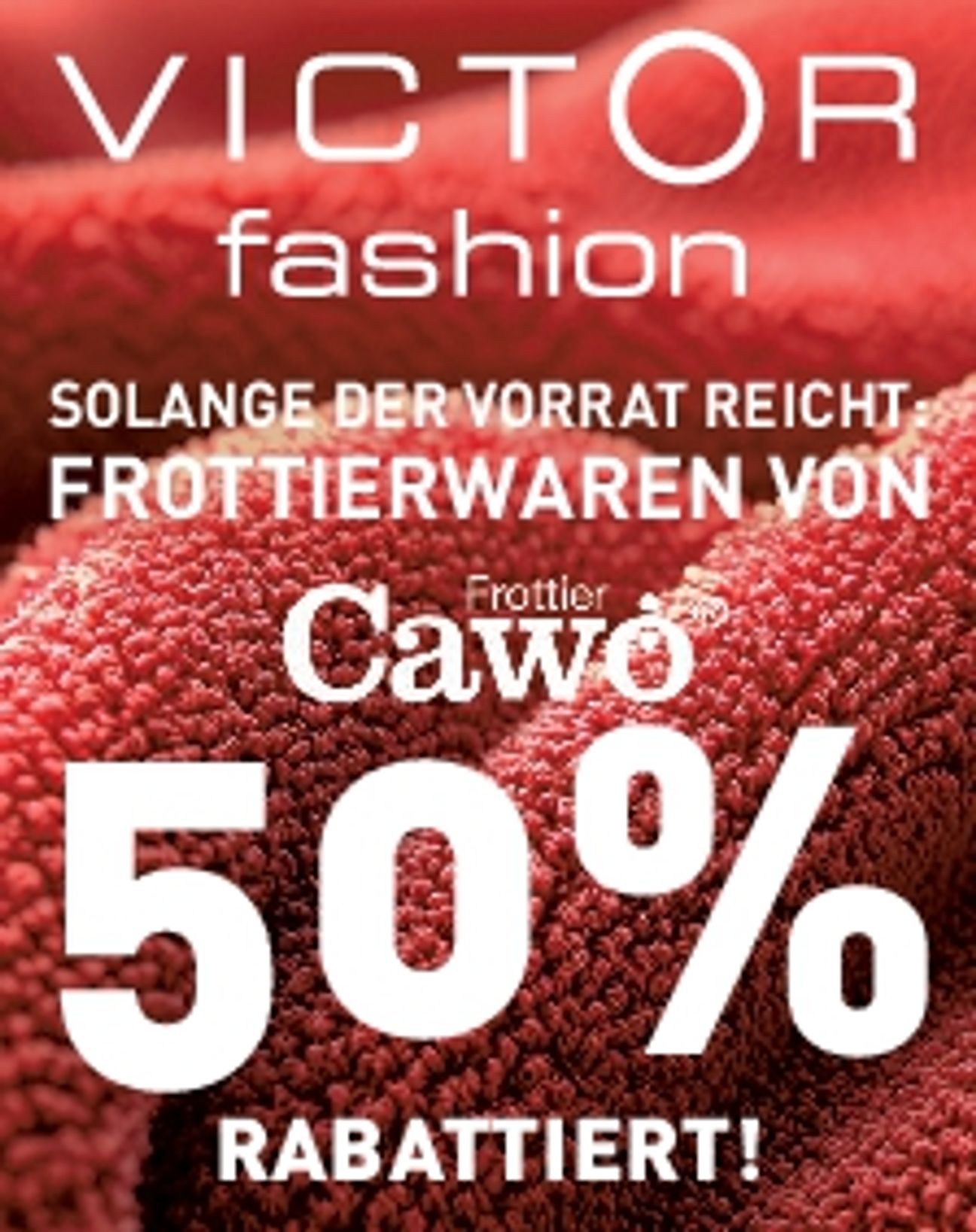 Titelanzeige KW 19 / Frotier Cawo