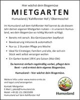 Hier wächst dein Biogemüse