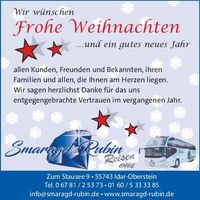 Weihnachtsgrußanzeige