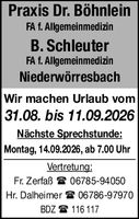 Wir machen Urlaub