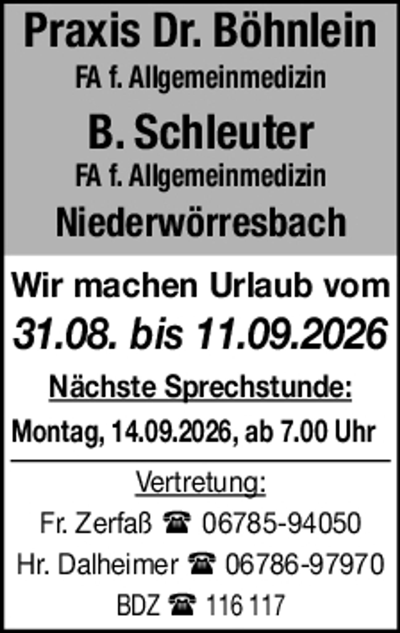 Wir machen Urlaub 