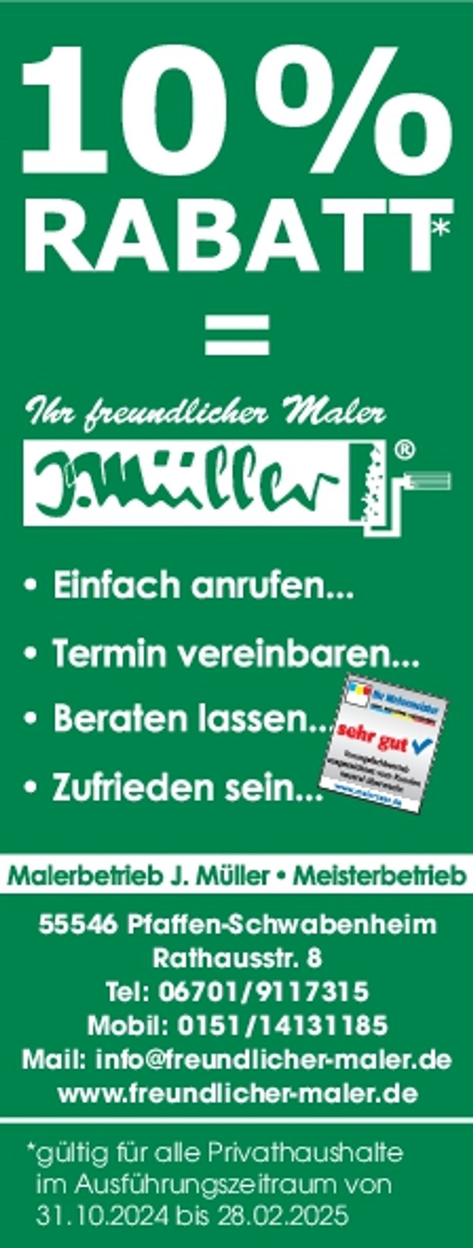 Titelanzeige - 10 % Rabatt