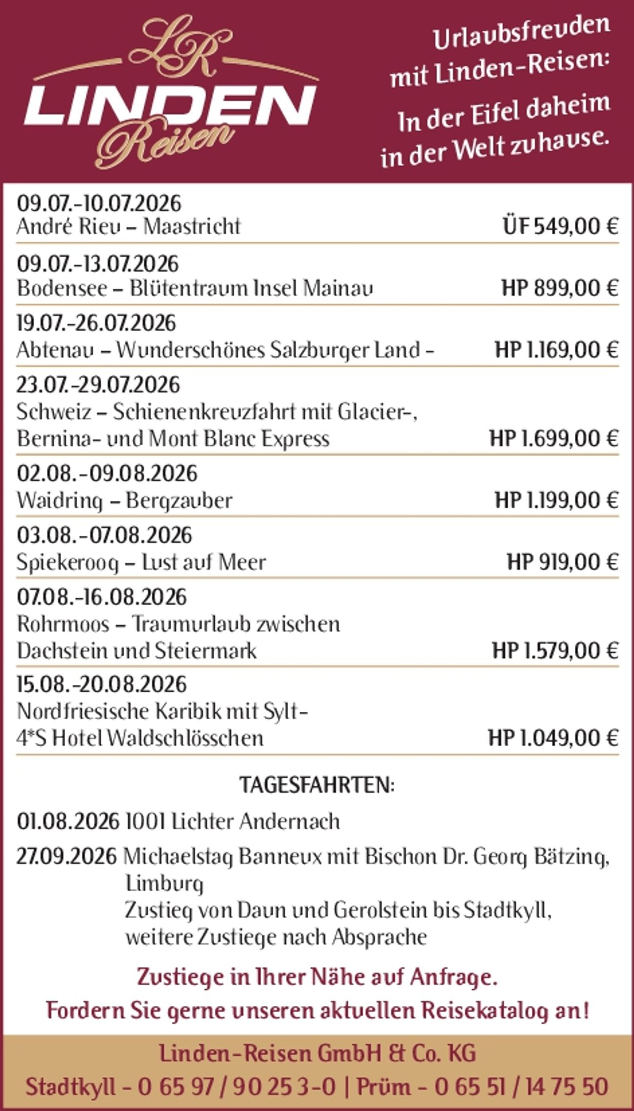 Reiseangebote - KW 24