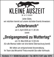 Osterbrunch und Muttertag