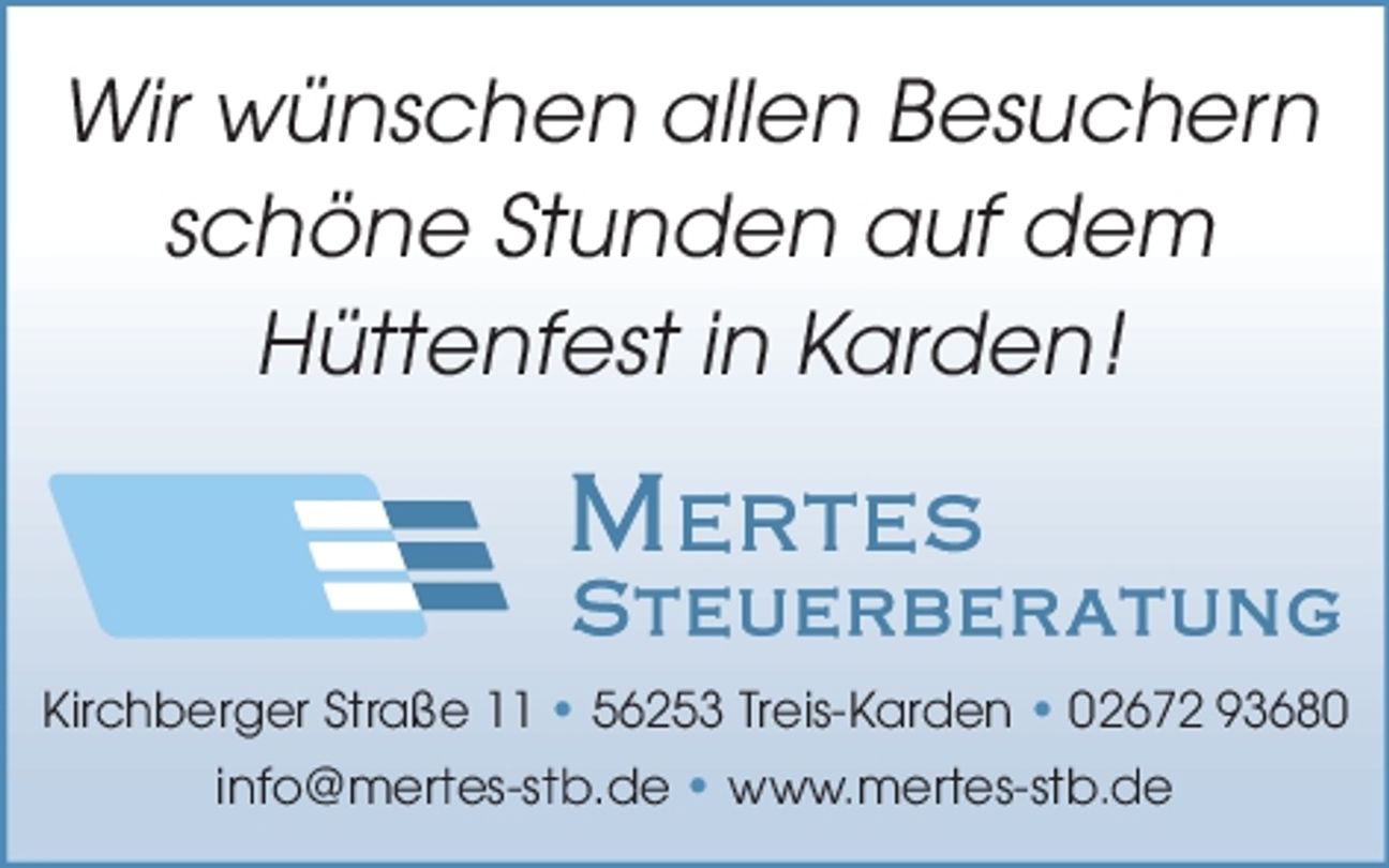 Hüttenfest in Karden