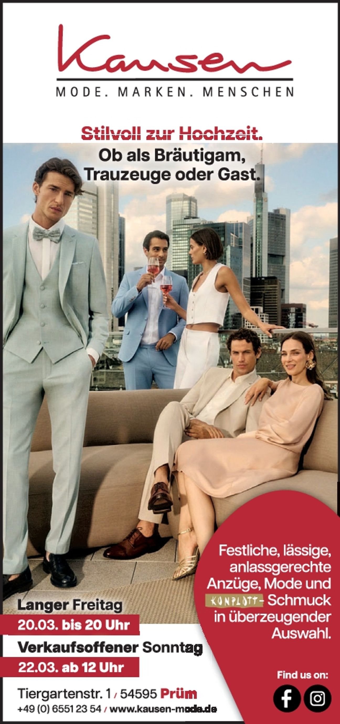 Verkaufsoffener Sonntag 22.3. 