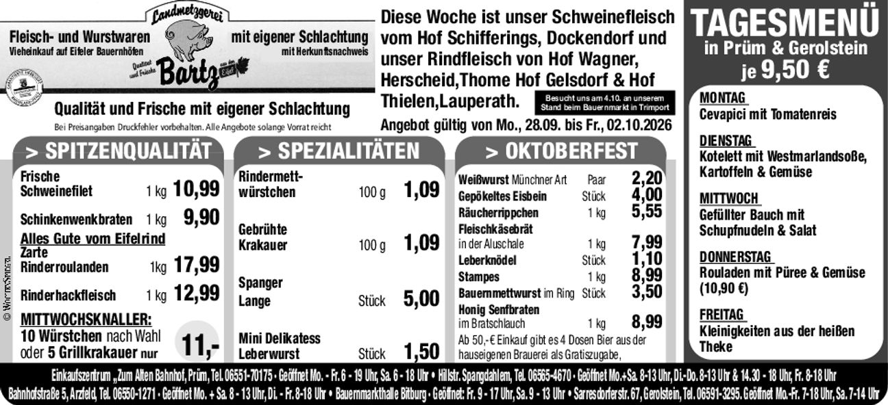 Angebot KW 40/2026