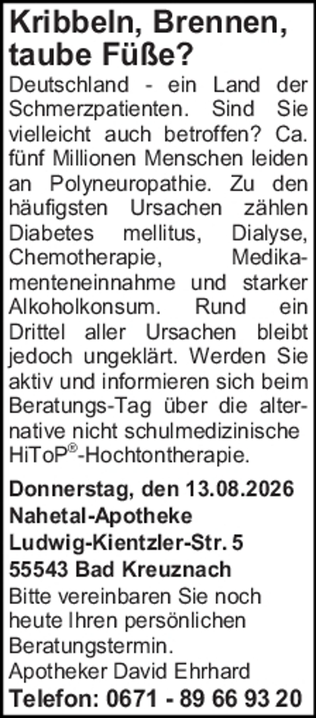 Nahetal-Apotheke Bad Kreuznach