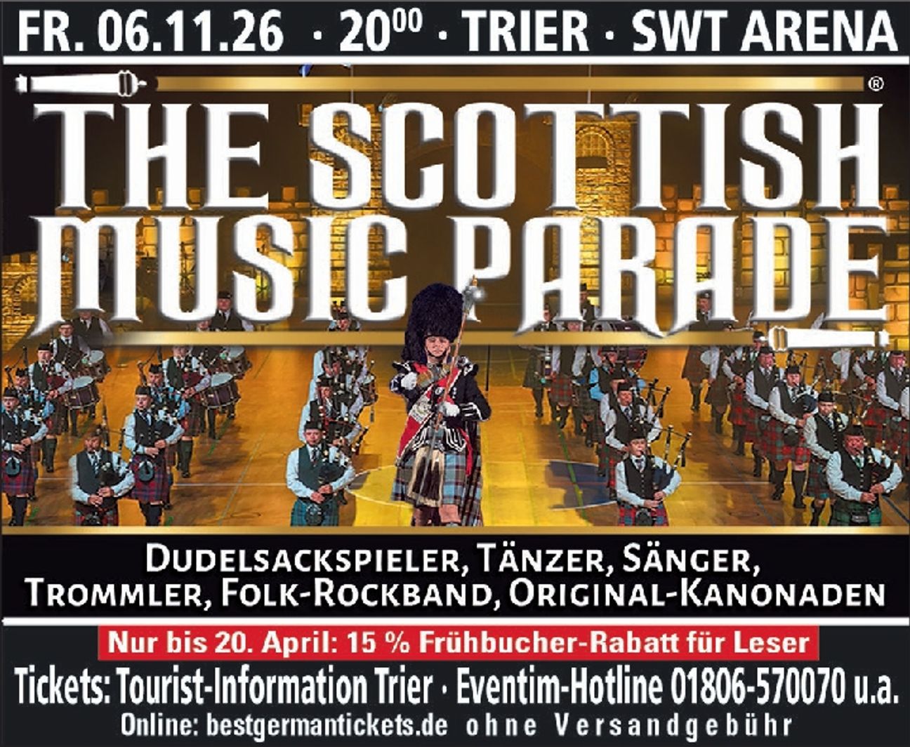 The Scottish Music Parade in Trier