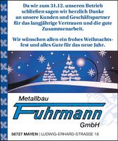 Weihnachtsgruß 2025