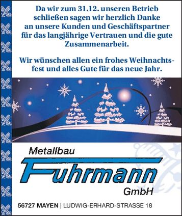 Weihnachtsgruß 2025