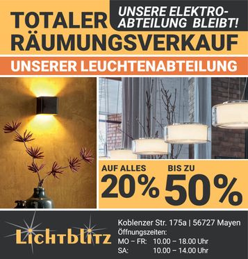 Lichtblitz...