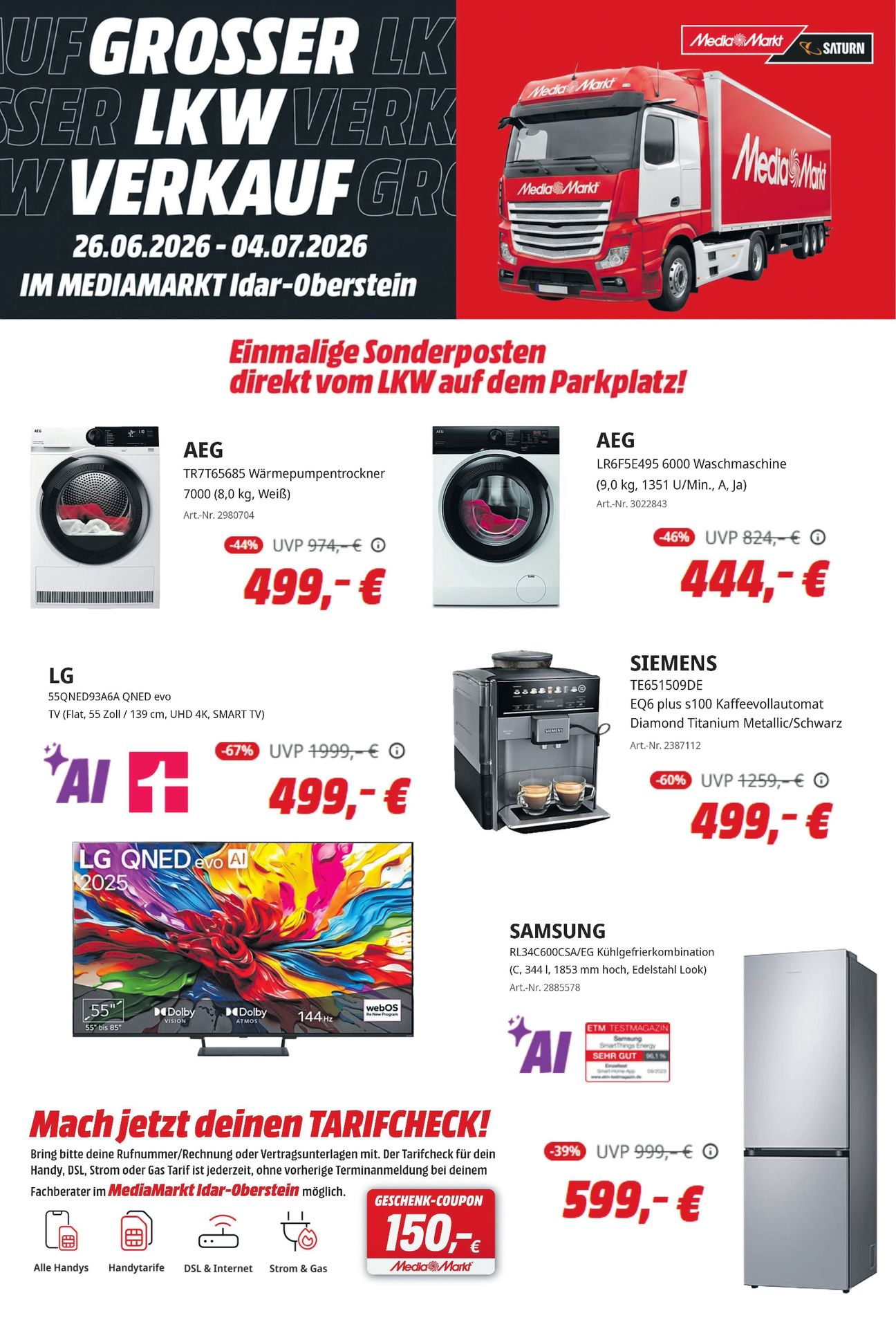 LKW Verkauf vom 26.06.2026-04.07.2026