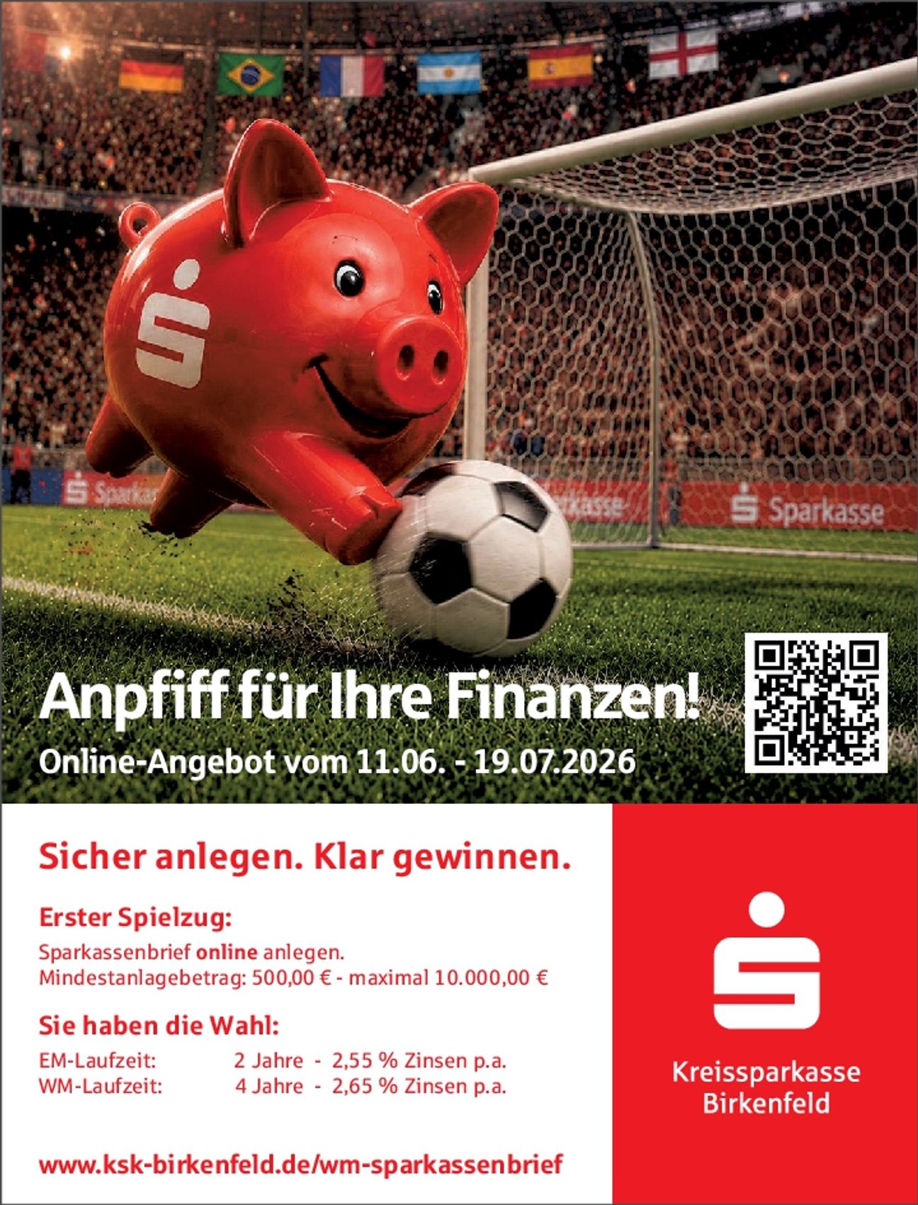 Anpfiff für Ihre Finanzen