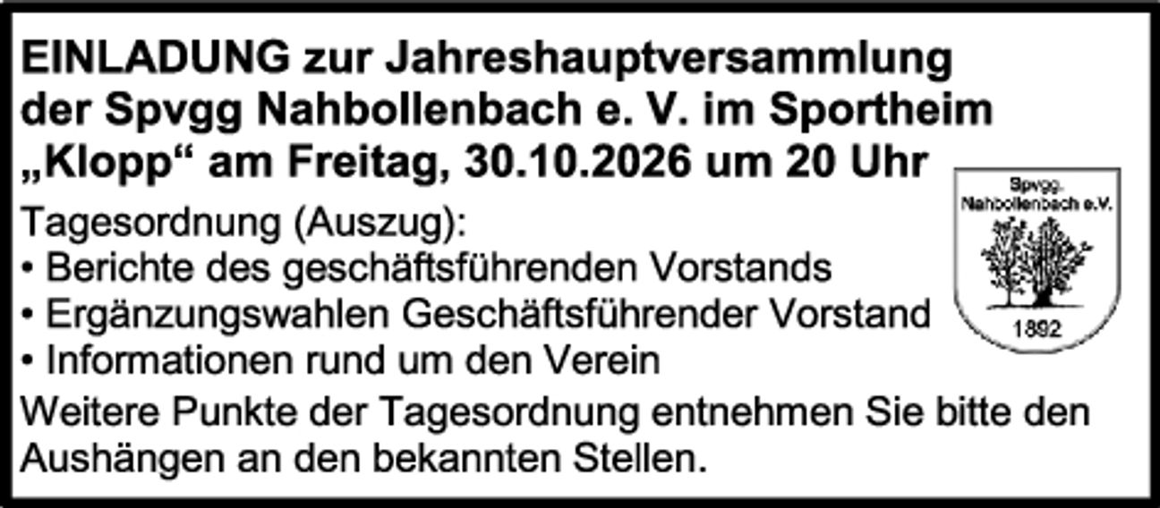 Einladung