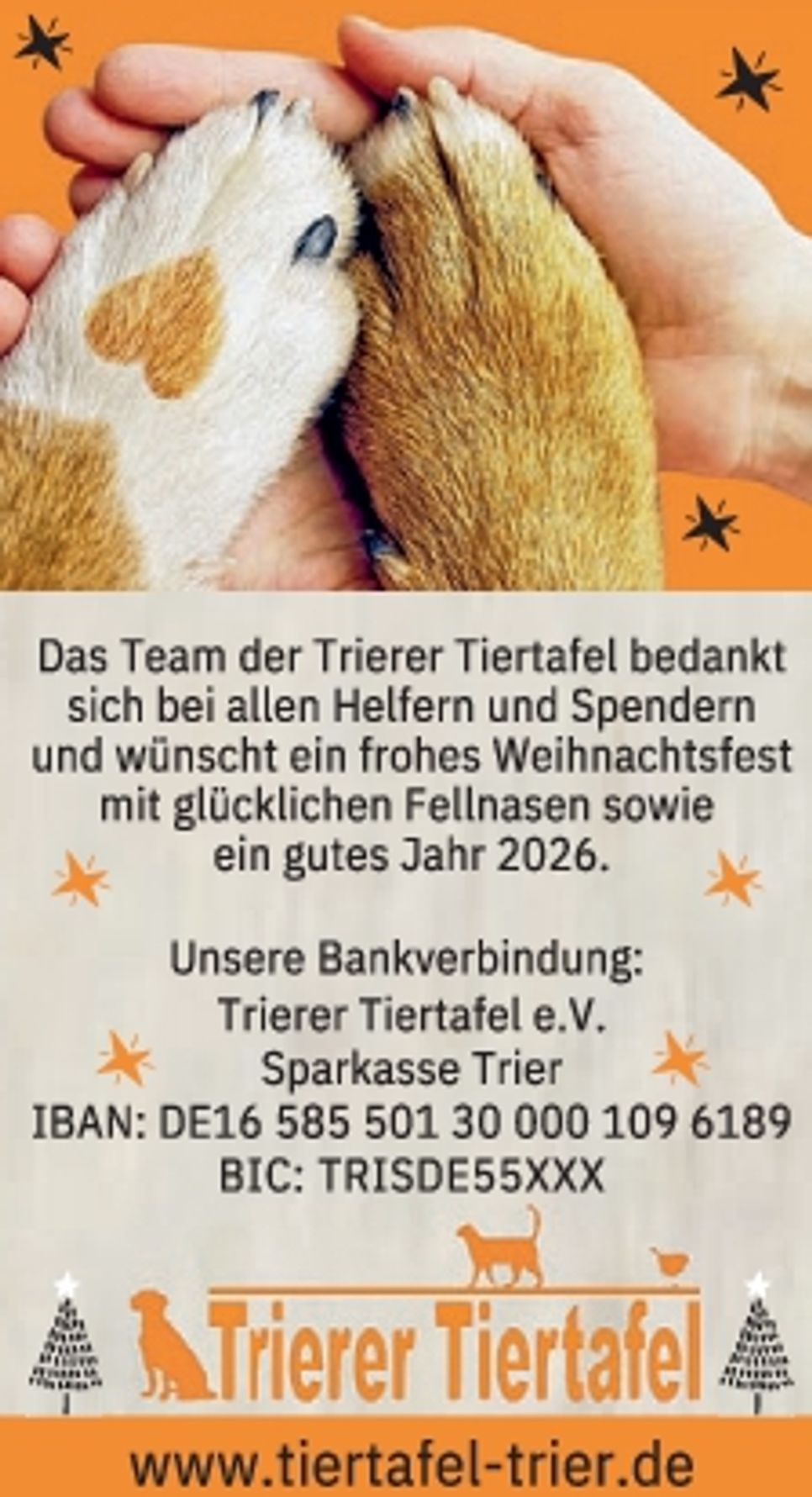 Weihnachtsgrüße Trier West