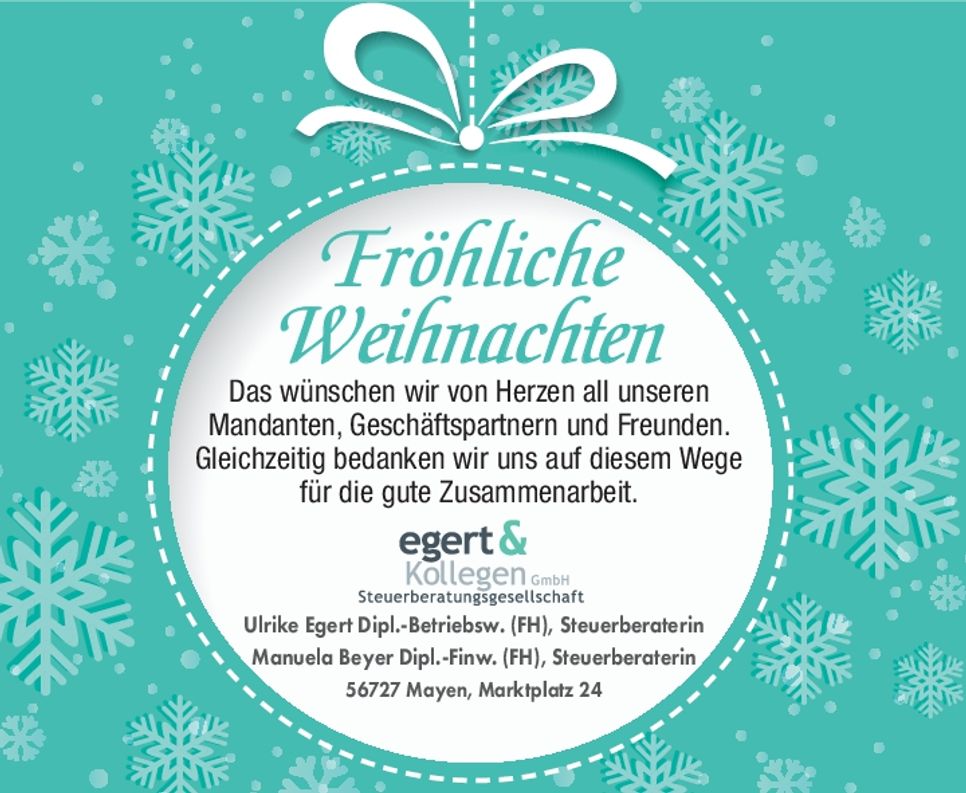 Weihnachtsgruß 2025