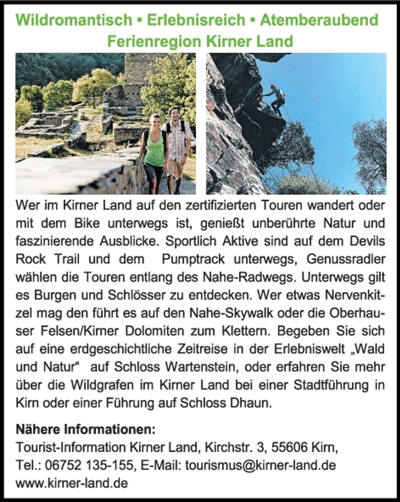 Kirner Bier- und Backeswanderung
