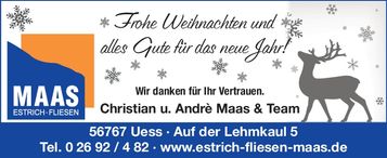 Weihnachtsgrüße 2025