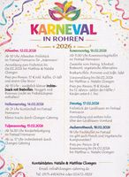 Karneval in Rohren