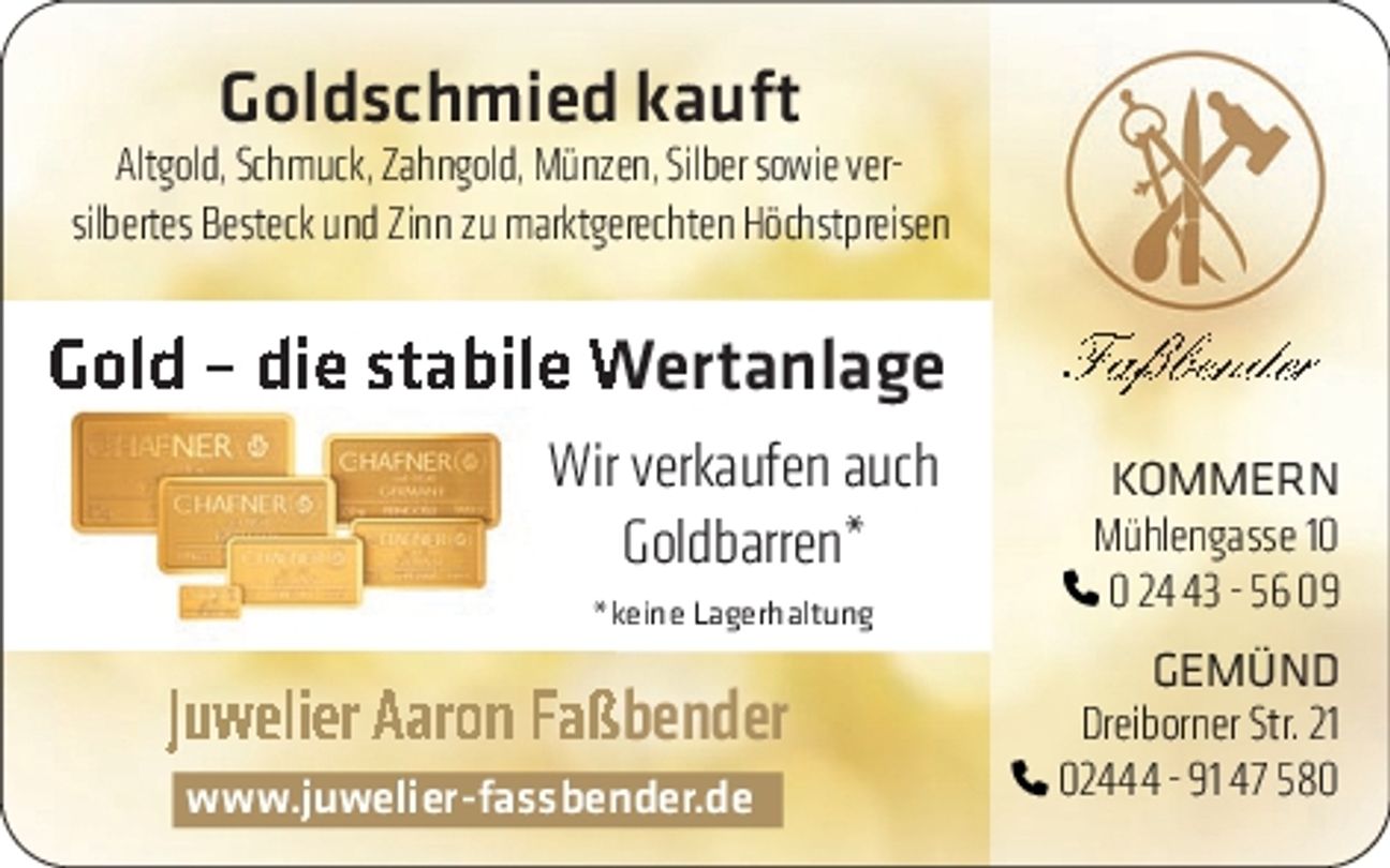 Goldschmied kauft