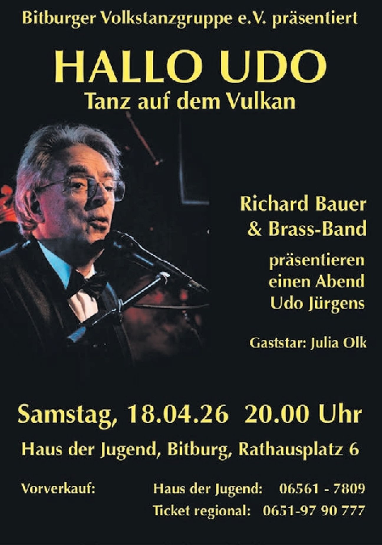 Udo Jürgens Show 80 x 114mm