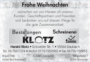 Bockenau Weihnachtsmarkt 2025