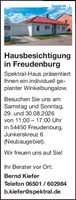 Hausbesichtigung Freudenburg