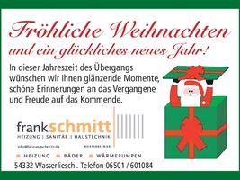 NH  Weihnachtsgrüße Wasserliesch