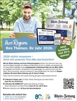 Ihre Region. Ihre Themen. Ihr Jahr 2026
