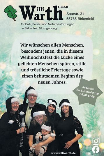 Weihnachtsgrußanzeige