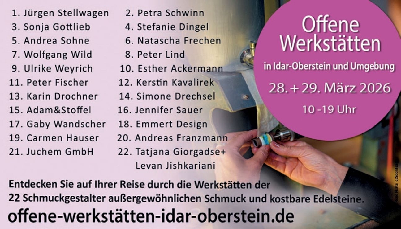 Offene Werkstätten 28.+29. März