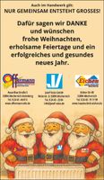 Weihnachtsanzeige Eichen-Voiss-Offerman