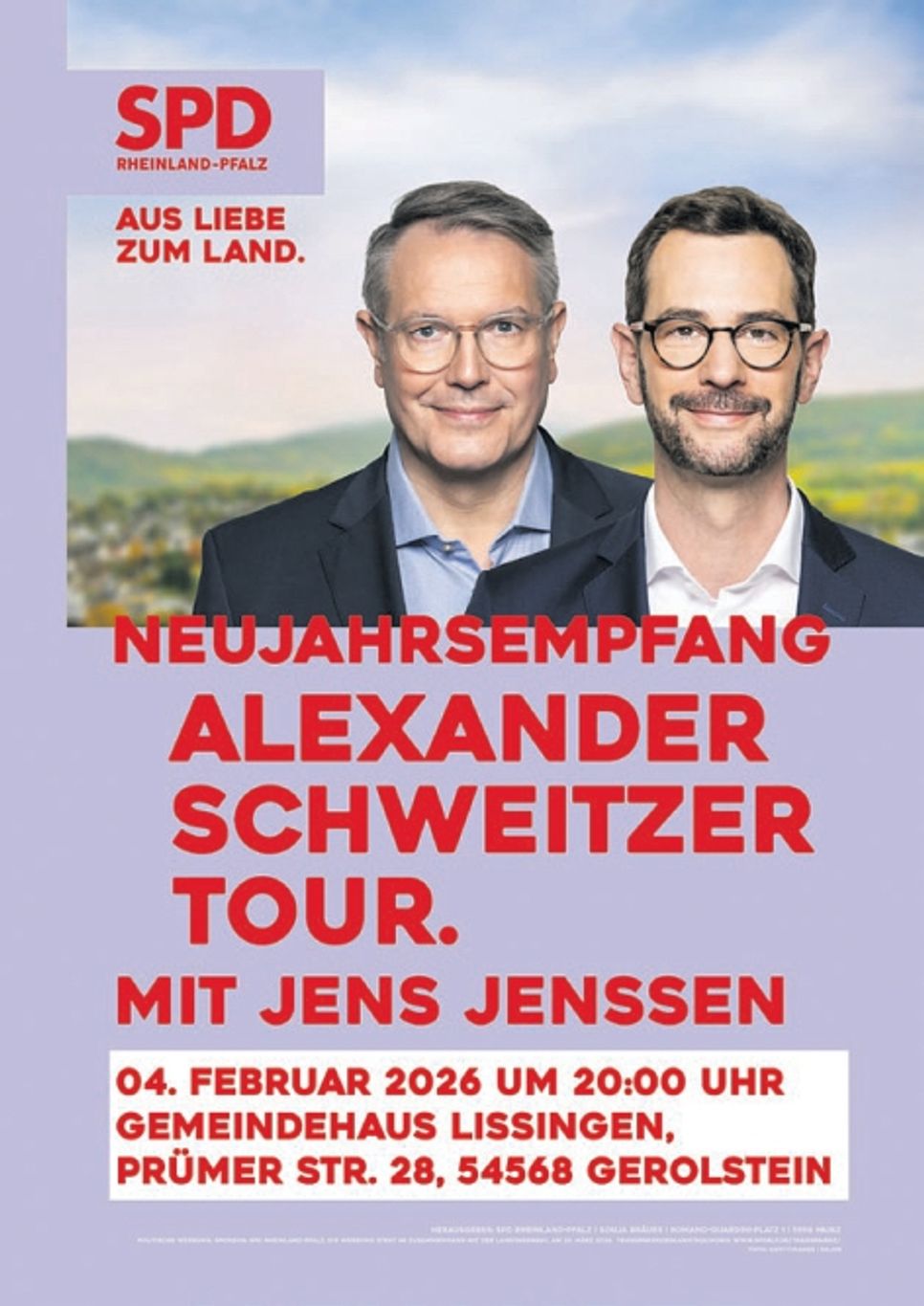 Neujahrsempfang Lissingen 4. Februar