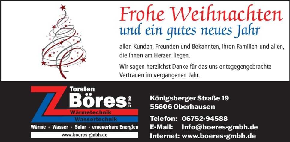 Weihnachtsgrußanzeige