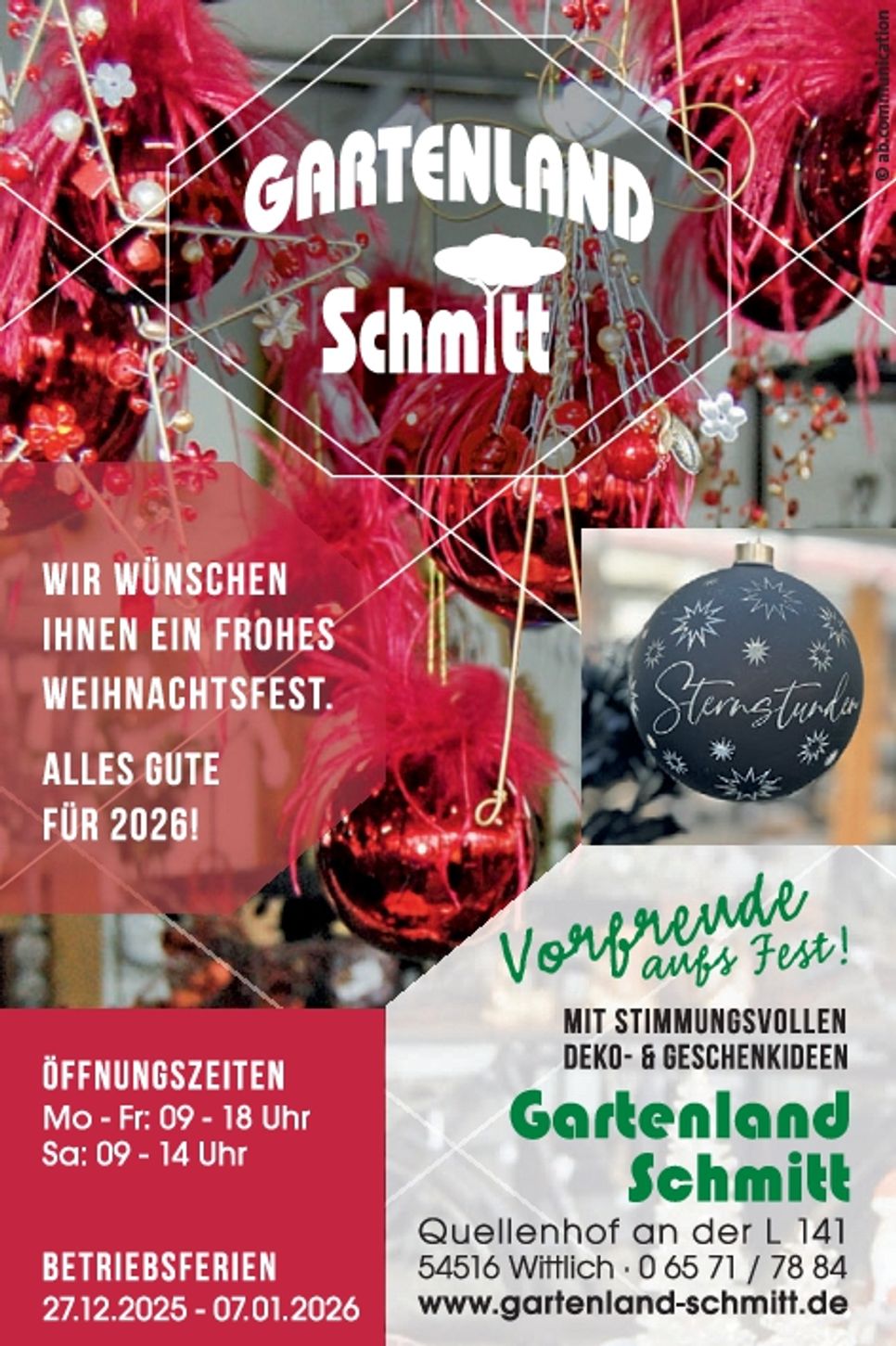 HK Weihnachtsgrüße Wittich